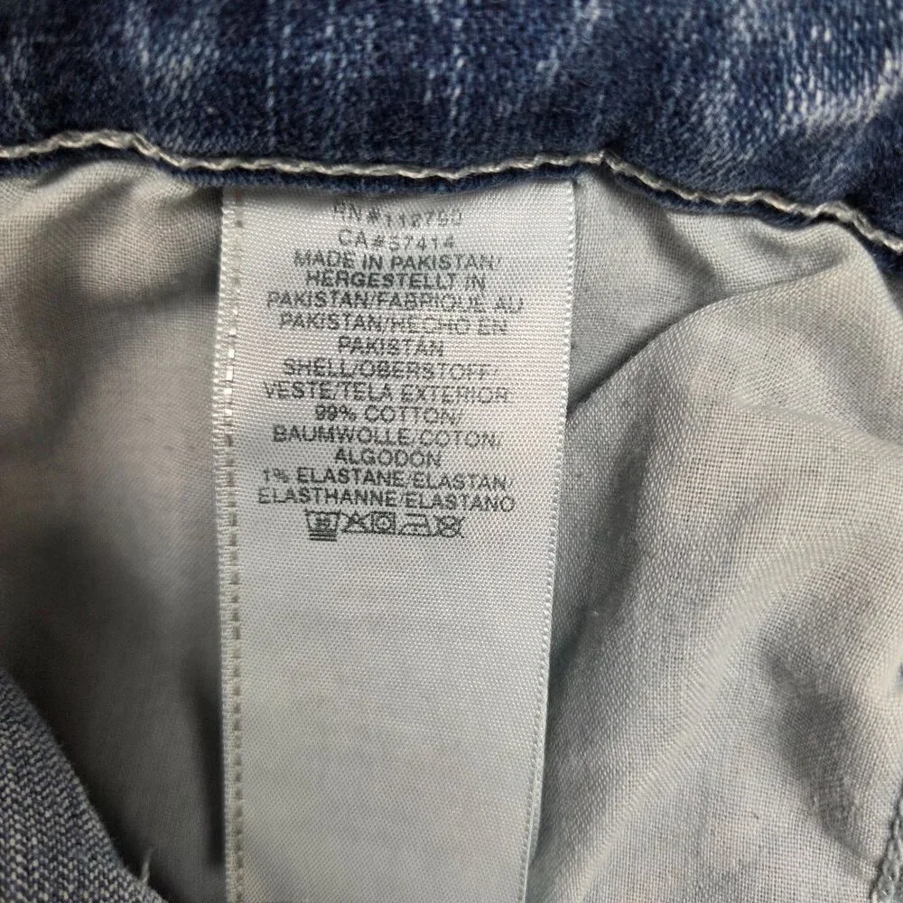 True Religion Ricky Jeans Mens 34 x 34 Relaxed Straight Distressed Light‎ Wash